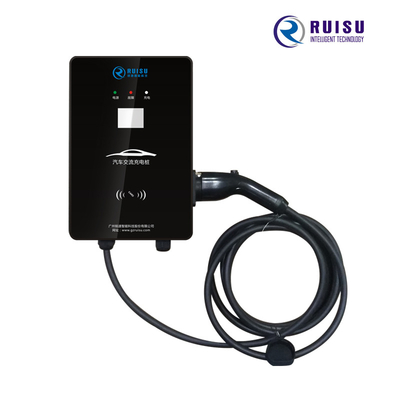 Tek Fazlı Ev Elektrikli Araba Şarj Cihazı AC 7KW 32A Tip 2
