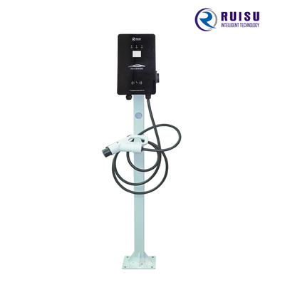 Açık IP54 AC EV Şarj Cihazı 7KW 32A Elektrikli Araba İçin Tek Fazlı Tip 2