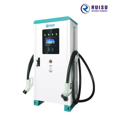 5m Kablo ile 60kw Ticari Elektrikli Araba Şarj Noktaları Hepsi Bir Arada DC