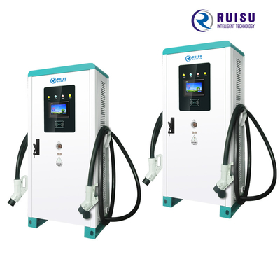 5m Kablo ile 60kw Ticari Elektrikli Araba Şarj Noktaları Hepsi Bir Arada DC