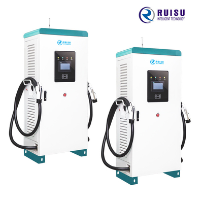 5m Kablo ile 60kw Ticari Elektrikli Araba Şarj Noktaları Hepsi Bir Arada DC