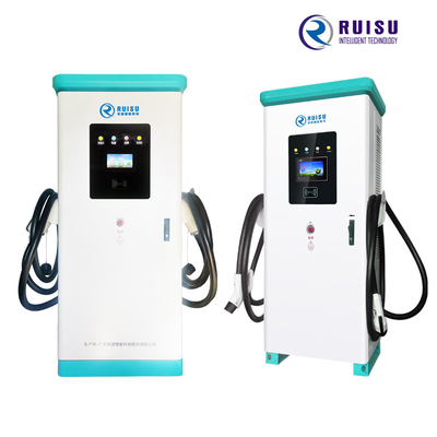 CCS2 Şarj Fişleri ile 120kw DC Kamu Elektrikli Araba Şarj Noktaları Hepsi Bir Arada