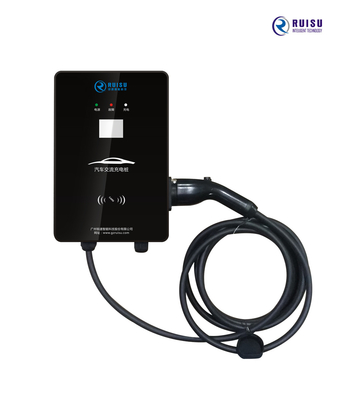 7kw Seviye 2 AC EV Şarj Cihazı 32A Duvar Montajı Dış Mekan IP54 Su Geçirmez