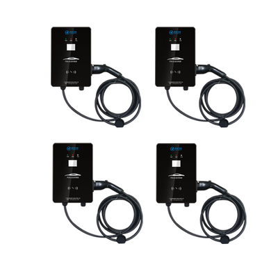 LCD Ekranlı Duvara Monte AC EV Şarj Cihazı 32A Tip 2 Taşınabilir Evse