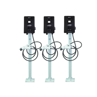 7KW Ev Ev Şarj İstasyonu, Akıllı Elektrikli Araç Şarj Cihazı OCPP1.6 APP Kontrolü