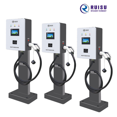 Kapasitif Dokunmatik Ekran CCS1 CCS2 ile 30KW EV Şarj Cihazı DC Hızlı Hızlı EV Şarj Ekipmanı