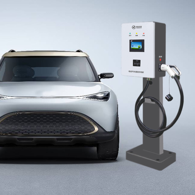 4.3 &quot;Renkli Dokunmatik Ekranlı 5m Kablo Uzunluğuna Sahip Ticari 40kw EV Şarj Cihazı