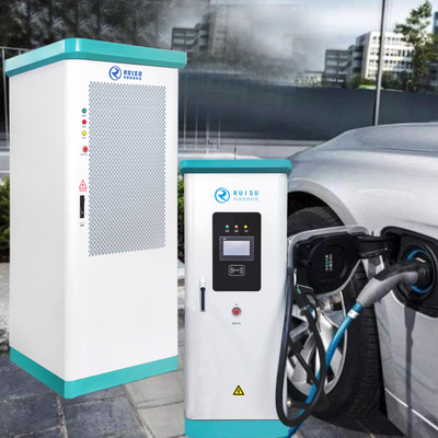 LCD Dokunmatik Ekranlı Zemine Monte Hızlı EV Şarj Cihazı OCCP İletişimi 480KW