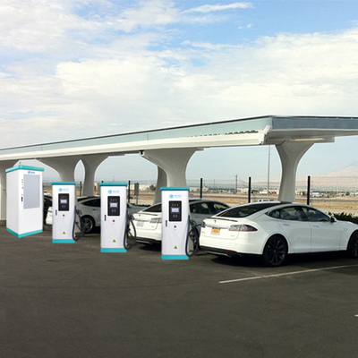 Elektrikli Arabalar İçin 480kW Halka Açık Şarj Noktaları Dış Mekan Ip54 Su Geçirmez