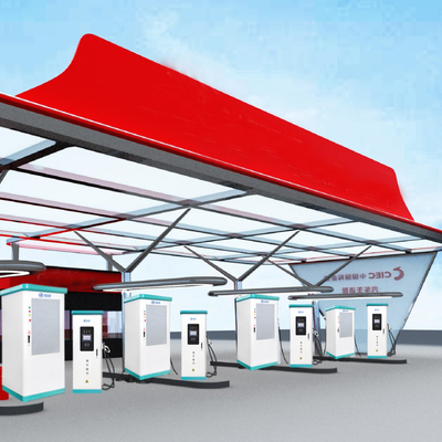 600KW EV Şarj İstasyonları, Sıvı Soğutmalı Elektrikli Araç Şarj Cihazı Ip54 Suya Dayanıklı