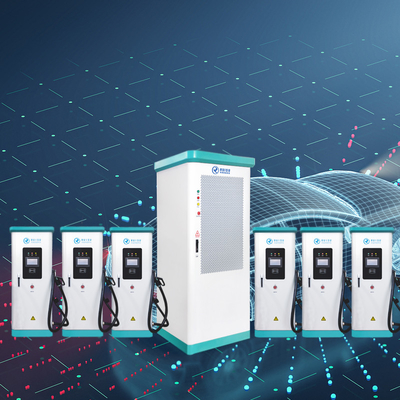 Ticari EV Bölünmüş Şarj Cihazı Seviye 3 OCPP 1.6J 360KW 1 Fiş 6 CE Sertifikalı
