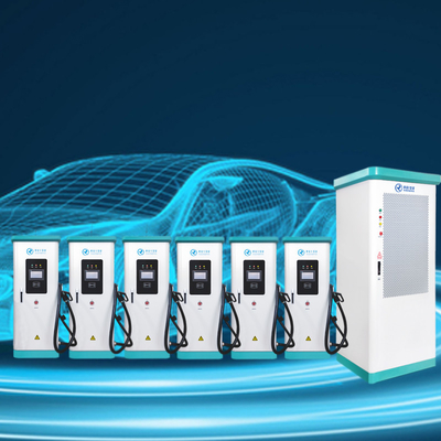 480KW Ticari EV Şarj Cihazı, 1 Fiş 8 OCPP DC Hızlı Şarj İstasyonları