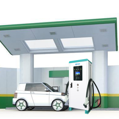 Çift Şarj Tabancalı Hızlı Şarj DC 120kw EV Şarj Cihazı Hepsi Bir Arada