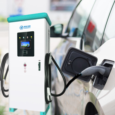Ocpp 1.6 ile akıllı Su Geçirmez 180kw EV Şarj Cihazı 2 Fiş