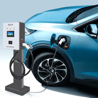 Çift Konnektör OCPP ile Hızlı DC Hızlı 40kw EV Şarj Duvara Montaj RFID 3 Faz