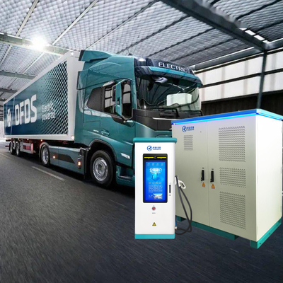 1200KW EV Ticari Elektrikli Araba Şarj Cihazı Ağır Kamyonlar İçin Sıvı Soğutmalı ODM OEM