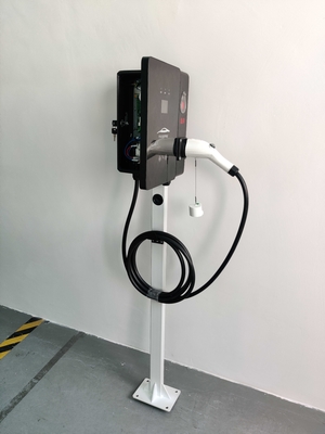 Ev Sürümü 7KW Tek Tabancalı AC Şarj Yığını Duvara Monte Edilmiş